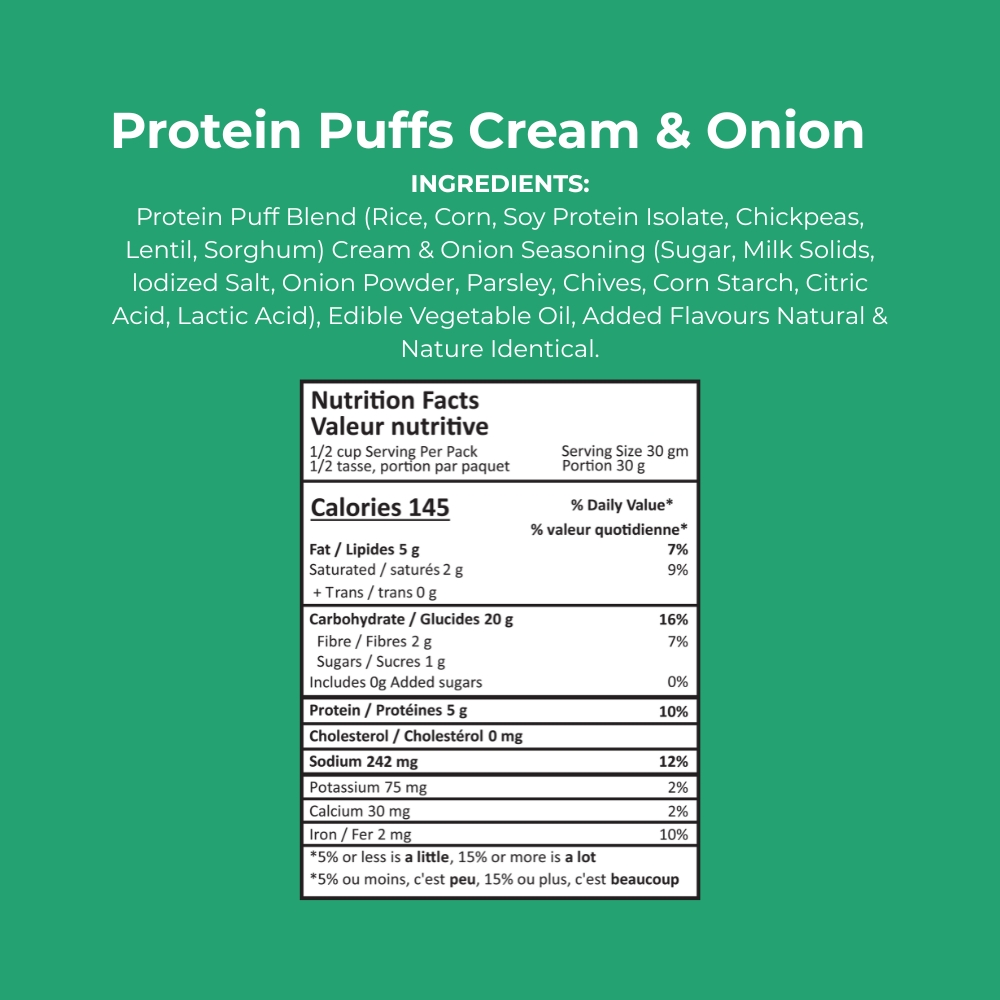 Cream & Onion Flavoured Puffs