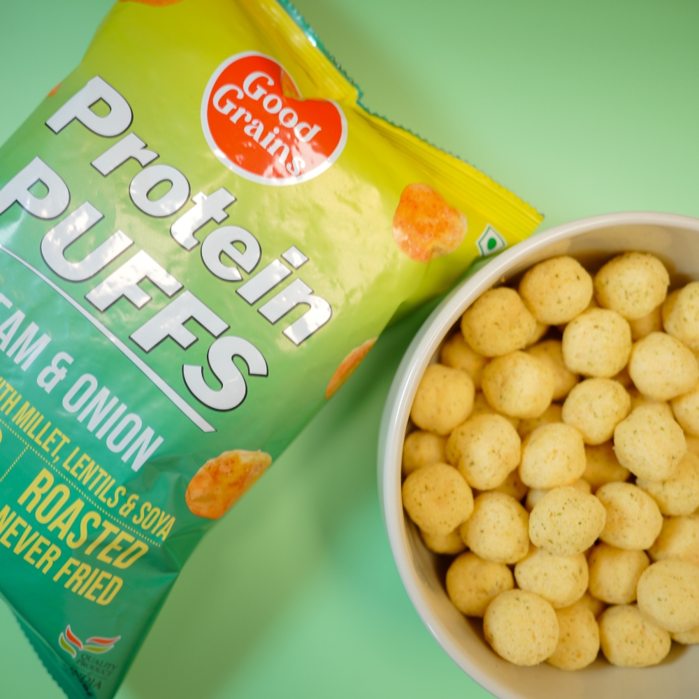 Cream & Onion Flavoured Puffs