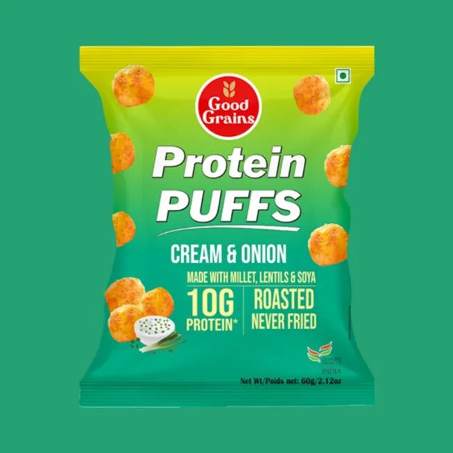Cream & Onion Flavoured Puffs